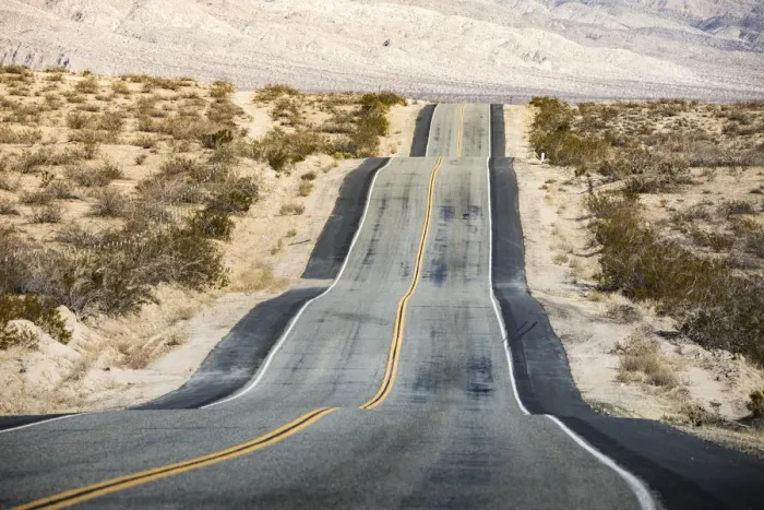 Framed Print : US 190 road, Death Valley National Park, California, USA Framed Print : US 190 road, Death Valley National Park, California, USA
