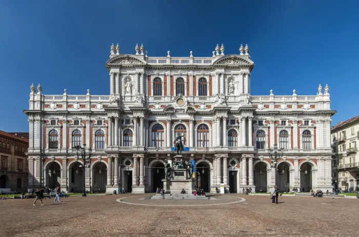 Framed Print : The 19th century rear facade of Palazzo Carignano on Piazza Carlo Alberto, Turin Framed Print : The 19th century rear facade of Palazzo Carignano on Piazza Carlo Alberto, Turin