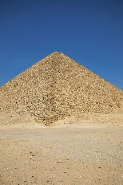 2600bc Red Pyramid of Dashur, Nr. Cairo, Egypt