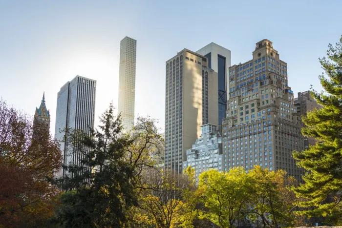 Framed Print : 432 Park Avenue looming over Central Park, Manhattan, New York City, New York, USA Framed Print : 432 Park Avenue looming over Central Park, Manhattan, New York City, New York, USA