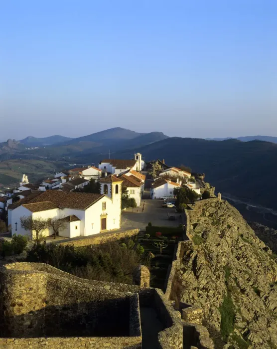 Framed Print : The 9th century village of Marvao, of Arab origin. Portugal Framed Print : The 9th century village of Marvao, of Arab origin. Portugal