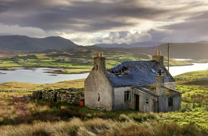 Framed Print : Abandoned croft, Balallan, Isle of Lewis, Outer Hebrides, Scotland Framed Print : Abandoned croft, Balallan, Isle of Lewis, Outer Hebrides, Scotland