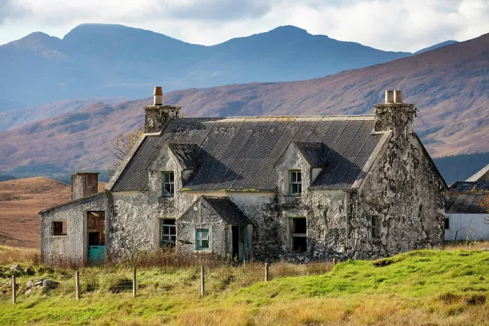 Framed Print : Abandoned croft, Isle of Lewis Outer Hebrides, Scotland