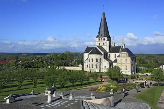 Framed Print : Abbey church of St. Georges, Saint-Martin-de-Boscherville, Seine-Maritime department Framed Print : Abbey church of St. Georges, Saint-Martin-de-Boscherville, Seine-Maritime department