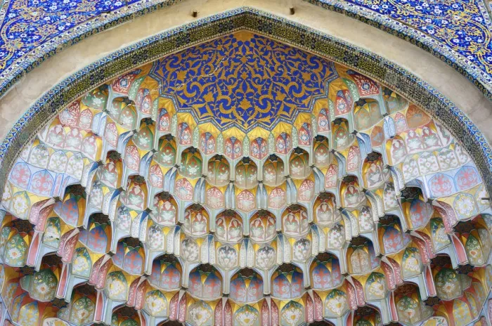 Framed Print : Detail of the Abdul Aziz Khan Madrassah. Bukhara, a UNESCO World Heritage Site Framed Print : Detail of the Abdul Aziz Khan Madrassah. Bukhara, a UNESCO World Heritage Site