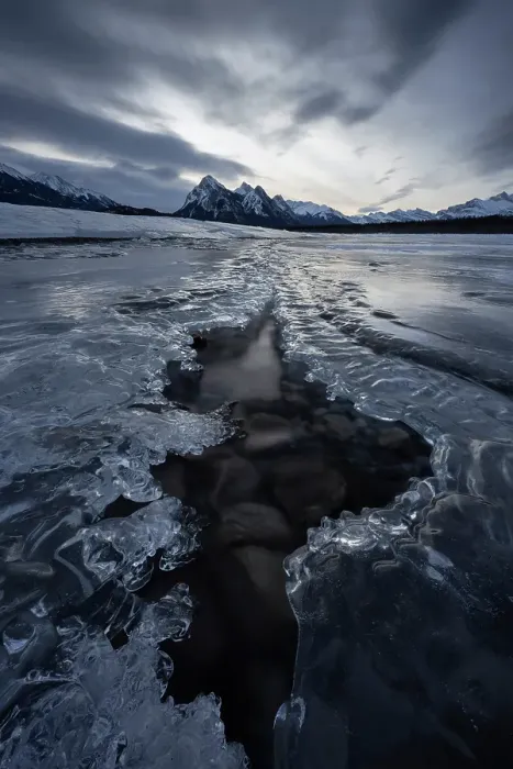 Framed Print : Abraham Lake, Clearwater County, Alberta, Canada