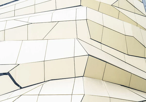 Abstract of the exterior of Galeria MM, Poznan, Poland, Eastern Europe