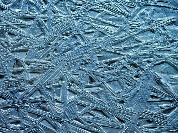 Framed Print : Abstract patterns in ice on frozen pond surface, Thornton, Ontario, Canada Framed Print : Abstract patterns in ice on frozen pond surface, Thornton, Ontario, Canada