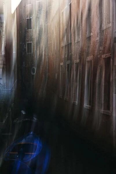 Abstract shot of Venice canals, Venice, Veneto, Italy