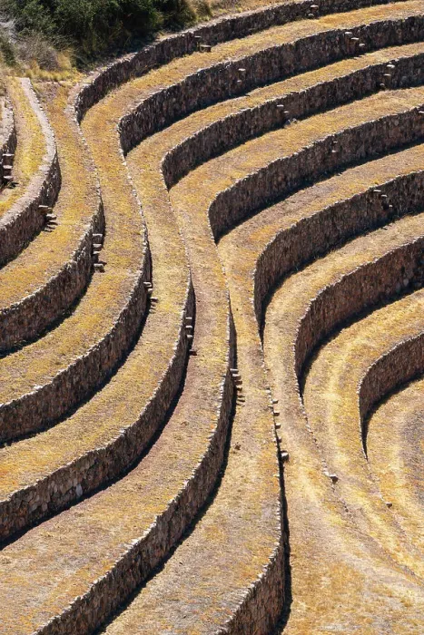 Framed Print : Abstract of terraces in Moray, Sacred Valley, Urubamba Province, Cusco Region, Peru Framed Print : Abstract of terraces in Moray, Sacred Valley, Urubamba Province, Cusco Region, Peru