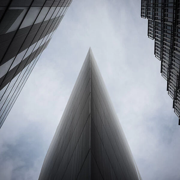 Abstract view of modern architecture at More London Place, London, UK