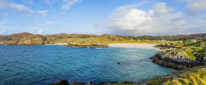 Framed Print : Achmelvich beach, Achmelvich Bay, Scotland, United Kingdom