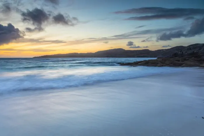 Framed Print : Achmelvich beach, Achmelvich Bay, Scotland, United Kingdom