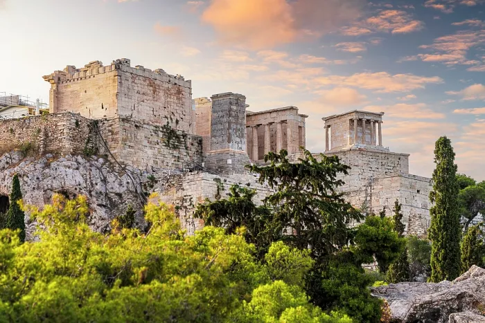 Framed Print : Acropolis at sunrise, Athens, Attica, Greece