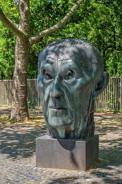 Adenauer memorial at the Bundeskanzlerplace, Bonn, North Rhine-Westphalia, Germany