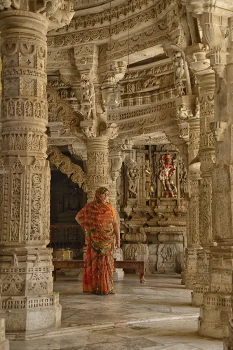 Framed Print : Adinatha Jain Temple near Jodhpur, Rajasthan, India, Asia