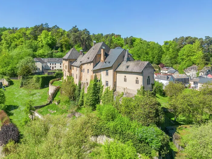 Framed Print : Aerail view at Bourglinster Castle, Junglinster, Grand Duchy of Luxembourg Canton of Grevenmacher Framed Print : Aerail view at Bourglinster Castle, Junglinster, Grand Duchy of Luxembourg Canton of Grevenmacher
