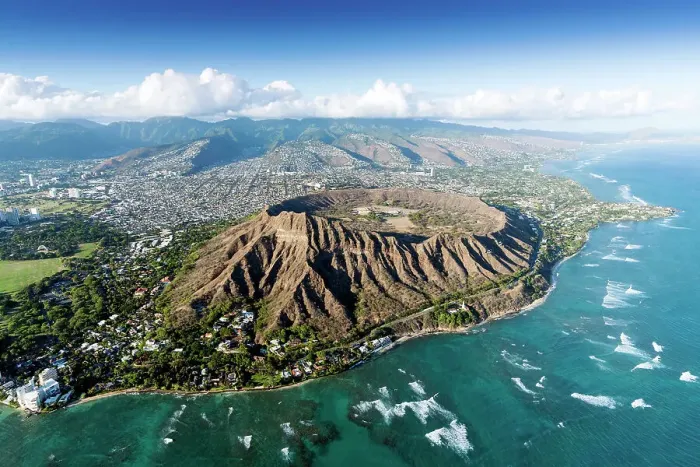 Framed Print : Aerial, Helicopter Diamond Head Crater Honolulu, Oahu, Hawaii, USAAloha Shirt Store, Waikiki Framed Print : Aerial, Helicopter Diamond Head Crater Honolulu, Oahu, Hawaii, USAAloha Shirt Store, Waikiki