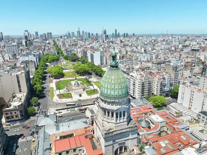 Framed Print : Aerial view of the Argentine National Congress and Plaza del Congreso square, Monserrat, Buenos Aires, Argentina Framed Print : Aerial view of the Argentine National Congress and Plaza del Congreso square, Monserrat, Buenos Aires, Argentina