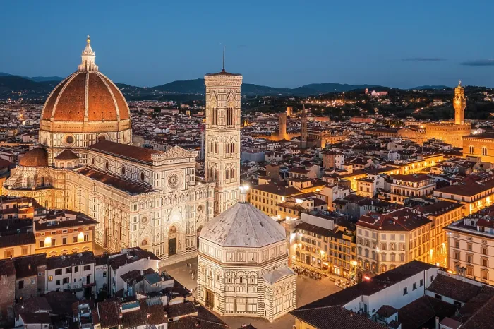 Framed Print : Aerial view of the Cathedral of Santa Maria del Fiore. Florence, Tuscany, Italy Framed Print : Aerial view of the Cathedral of Santa Maria del Fiore. Florence, Tuscany, Italy