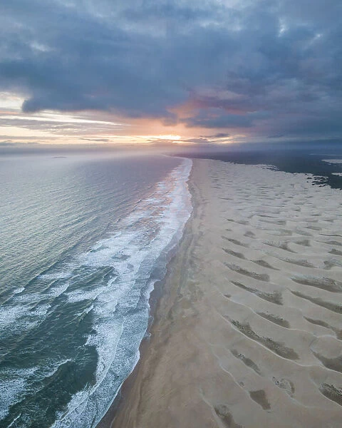 Aerial view of dunes, Colchester, Eastern Cape, South Africa