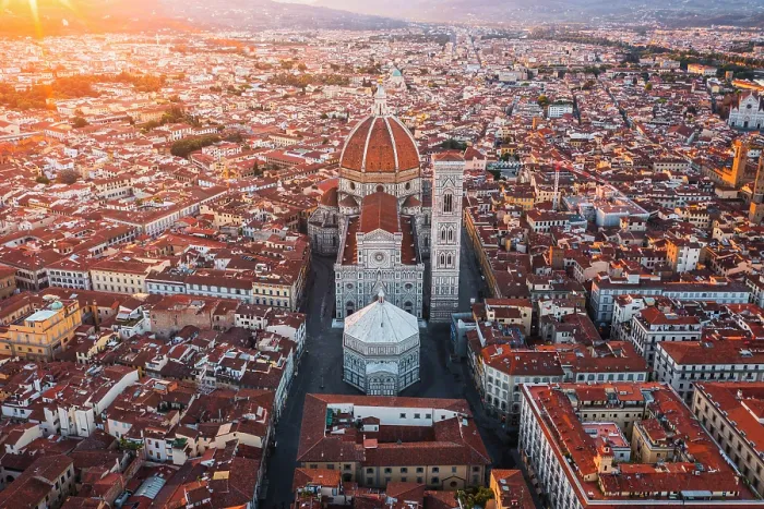 Framed Print : Aerial view of Florence city rooftops. Florence, Tuscany, Italy Framed Print : Aerial view of Florence city rooftops. Florence, Tuscany, Italy