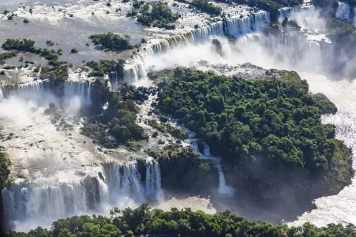 Framed Print : Aerial view over Iguacu Falls, Iguacu (Iguazu) National Park, Brazil Framed Print : Aerial view over Iguacu Falls, Iguacu (Iguazu) National Park, Brazil