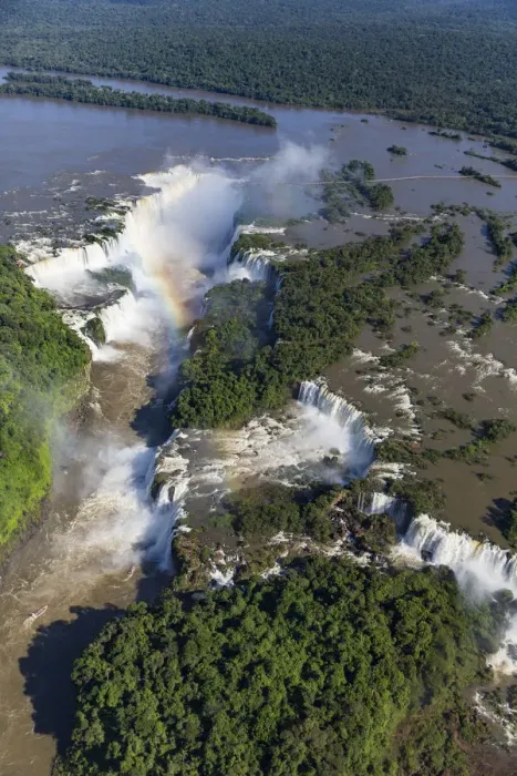 Framed Print : Aerial view over Iguacu Falls, Iguacu (Iguazu) National Park, Brazil Framed Print : Aerial view over Iguacu Falls, Iguacu (Iguazu) National Park, Brazil