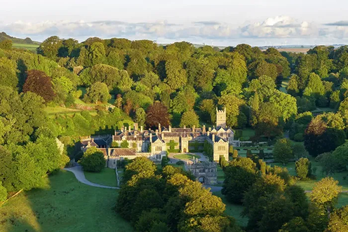 Framed Print : Aerial view of Lanhydrock House near Bodmin in Cornwall, England. Summer (August) 2023 Framed Print : Aerial view of Lanhydrock House near Bodmin in Cornwall, England. Summer (August) 2023