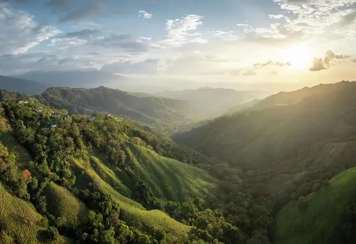 Framed Print : Aerial view of mountains, Alajuela Province, Costa Rica, Central America Framed Print : Aerial view of mountains, Alajuela Province, Costa Rica, Central America