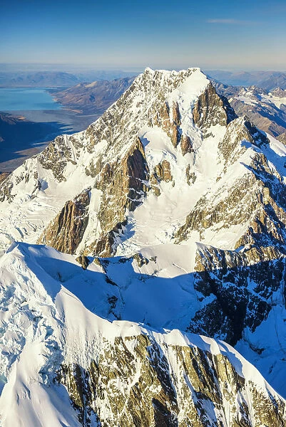 Aerial View of Mt. Cook, New Zealand