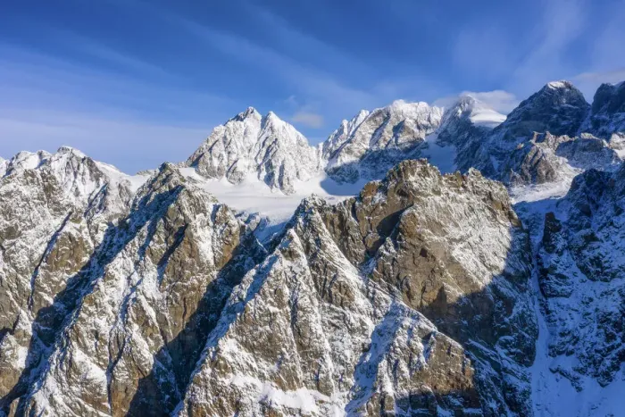 Framed Print : Aerial view of Musella peaks and in background Bernina Group, Valmalenco, Valtellina Framed Print : Aerial view of Musella peaks and in background Bernina Group, Valmalenco, Valtellina