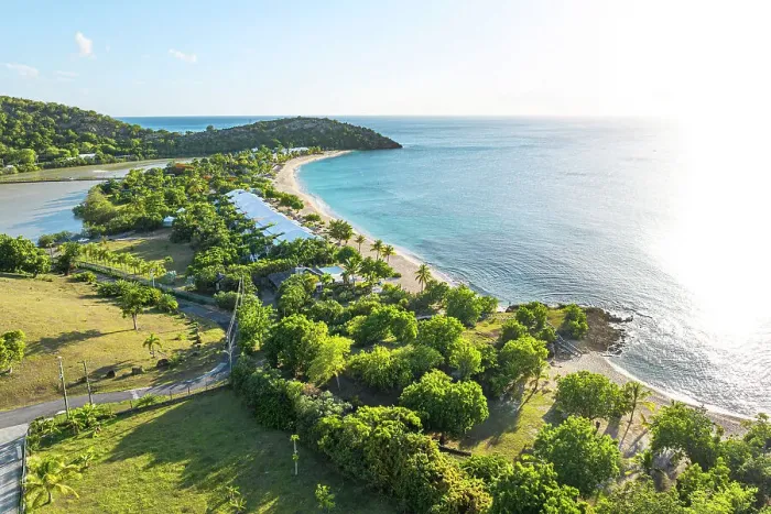 Framed Print : Aerial view of a palm fringed beach, Galley Bay, Antigua, Antigua & Barbuda, Caribbean, West Indies Framed Print : Aerial view of a palm fringed beach, Galley Bay, Antigua, Antigua & Barbuda, Caribbean, West Indies