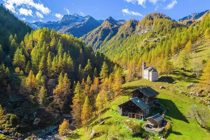 Framed Print : Aerial view of the Peccia, a small walser village in Val Vogna, Riva Valdobbia, Valsesia, Vercelli province, Piedmont, Italy Framed Print : Aerial view of the Peccia, a small walser village in Val Vogna, Riva Valdobbia, Valsesia, Vercelli province, Piedmont, Italy