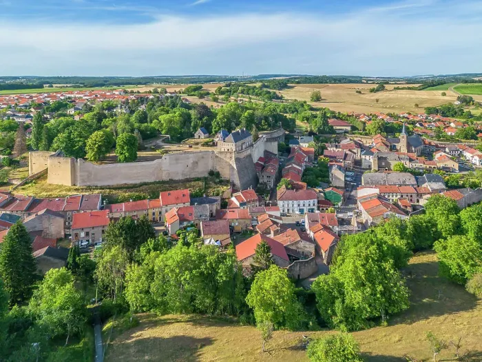 Framed Print : Aerial view at Rodemack, Moselle, Lorraine, Alsace-Champagne-Ardenne-Lorraine, Grand-Est, France Framed Print : Aerial view at Rodemack, Moselle, Lorraine, Alsace-Champagne-Ardenne-Lorraine, Grand-Est, France