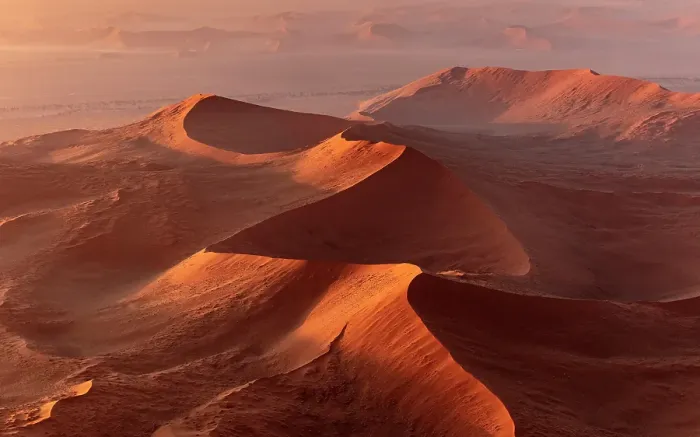Framed Print : Aerial view of sand dunes at sunrise, Sossusvlei, Namib-Naukluft National Park, Namib Desert, Namibia Framed Print : Aerial view of sand dunes at sunrise, Sossusvlei, Namib-Naukluft National Park, Namib Desert, Namibia