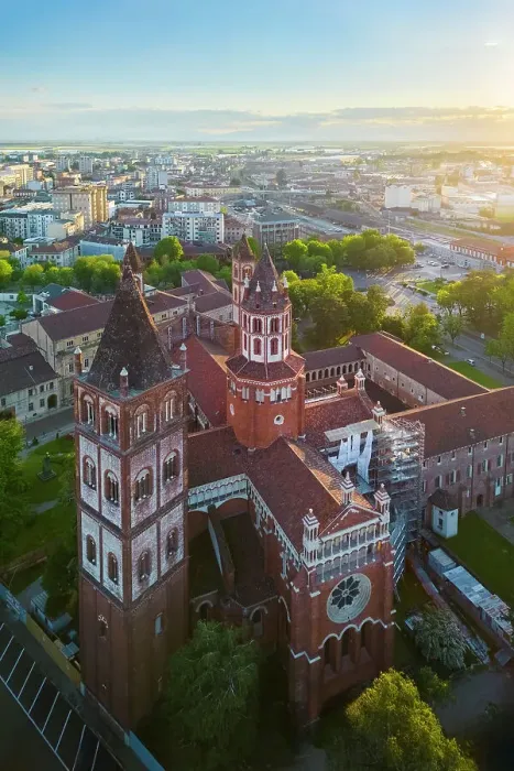 Framed Print : Aerial view of the Sant'Andrea Basilica of Vercelli at sunset in spring. Vercelli, Vercelli district, Piedmont, Italy Framed Print : Aerial view of the Sant'Andrea Basilica of Vercelli at sunset in spring. Vercelli, Vercelli district, Piedmont, Italy