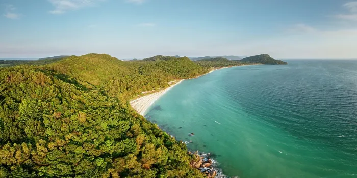 Framed Print : Aerial view of Sao Beach, Phu Quoc Island, Vietnam Framed Print : Aerial view of Sao Beach, Phu Quoc Island, Vietnam