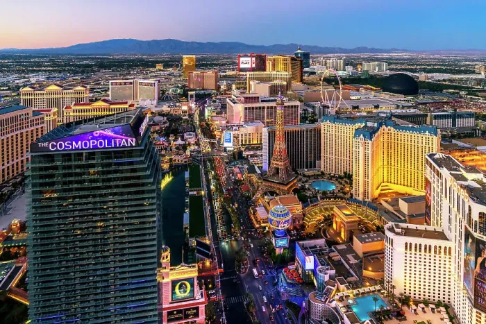 Framed Print : Aerial View of Skyline, Strip at Night, Las Vegas, Nevada, USA Framed Print : Aerial View of Skyline, Strip at Night, Las Vegas, Nevada, USA
