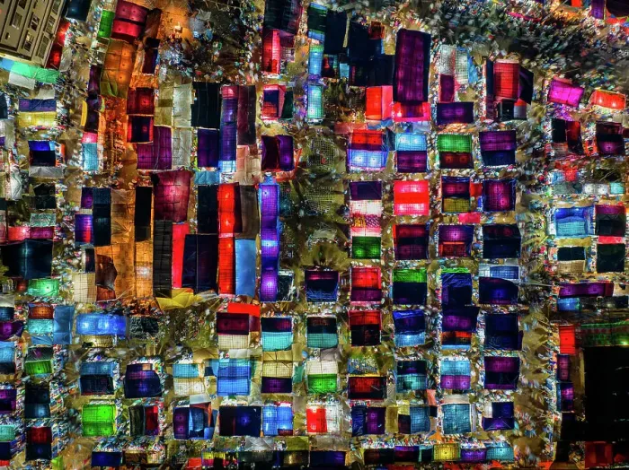 Framed Print : Aerial view of temporary tents for the Third largest Muslims congregation in Barisal, Bangladesh Framed Print : Aerial view of temporary tents for the Third largest Muslims congregation in Barisal, Bangladesh