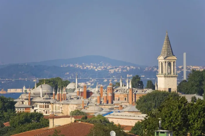 Framed Print : Aerial view of Topkapi Palace, Istanbul, Turkey Framed Print : Aerial view of Topkapi Palace, Istanbul, Turkey