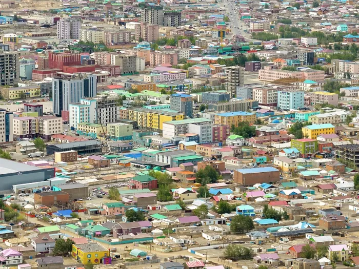 Framed Print : Aerial view of Ulgii City, Bayan-Ulgii Province, Western Mongolia, Asia Framed Print : Aerial view of Ulgii City, Bayan-Ulgii Province, Western Mongolia, Asia
