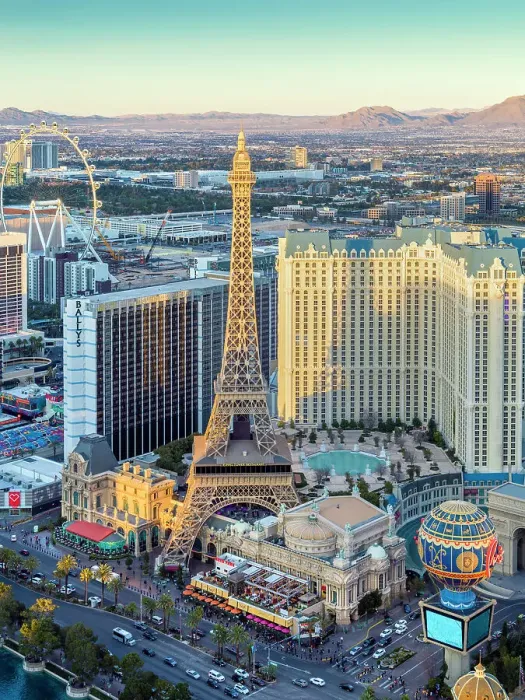 Framed Print : Aerial View of the Vegas Strip with The Bellagio Fountains and Hotel Paris, Las Vegas, Nevada United States, USA Framed Print : Aerial View of the Vegas Strip with The Bellagio Fountains and Hotel Paris, Las Vegas, Nevada United States, USA