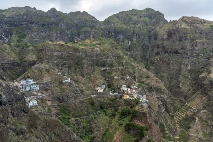 Framed Print : africa, Cape Verde, Santo Antao. The village of Fontainhas Framed Print : africa, Cape Verde, Santo Antao. The village of Fontainhas