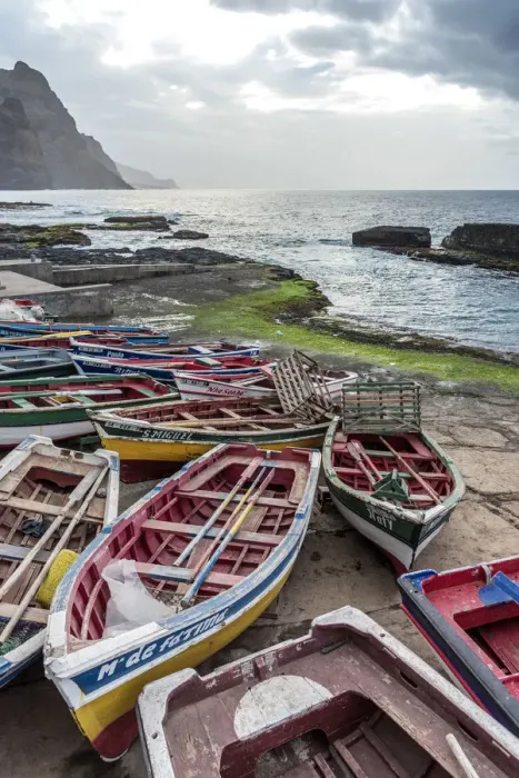 Framed Print : africa, Cape Verde, Santo Antao. harbour of ponta do sol Framed Print : africa, Cape Verde, Santo Antao. harbour of ponta do sol