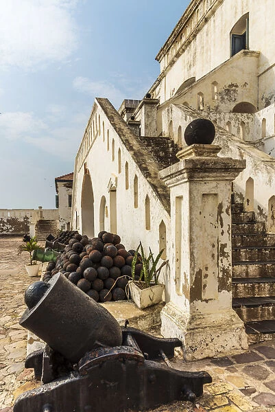 Africa, Ghana, Cape Coast castle. The old english slave castle