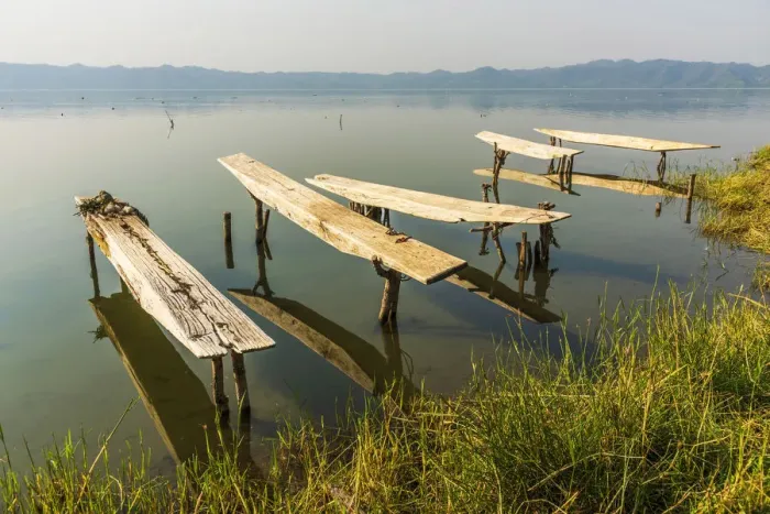 Framed Print : Africa, Ghana, Lake Bosomtwe. The Ashanti people only fish from the traditional wooden Framed Print : Africa, Ghana, Lake Bosomtwe. The Ashanti people only fish from the traditional wooden
