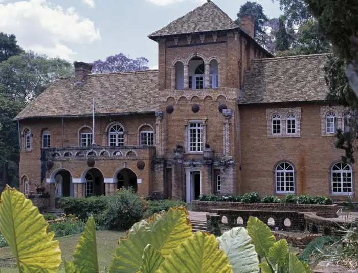 Framed Print : Africa House _ the large mansion built on an estate Framed Print : Africa House _ the large mansion built on an estate