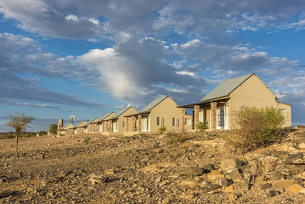 Africa, Namibia, Keetmanshop. Lodge accommodation in the desert