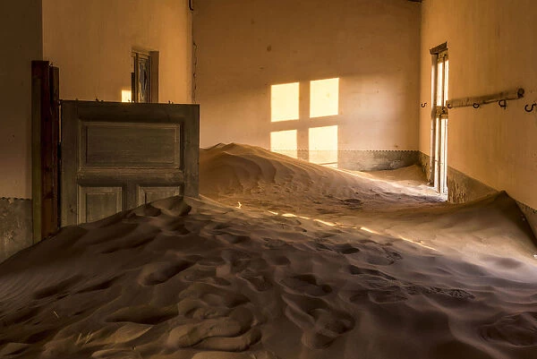 Africa, Namibia, LAoderitz. Ghost town Kolmanskop